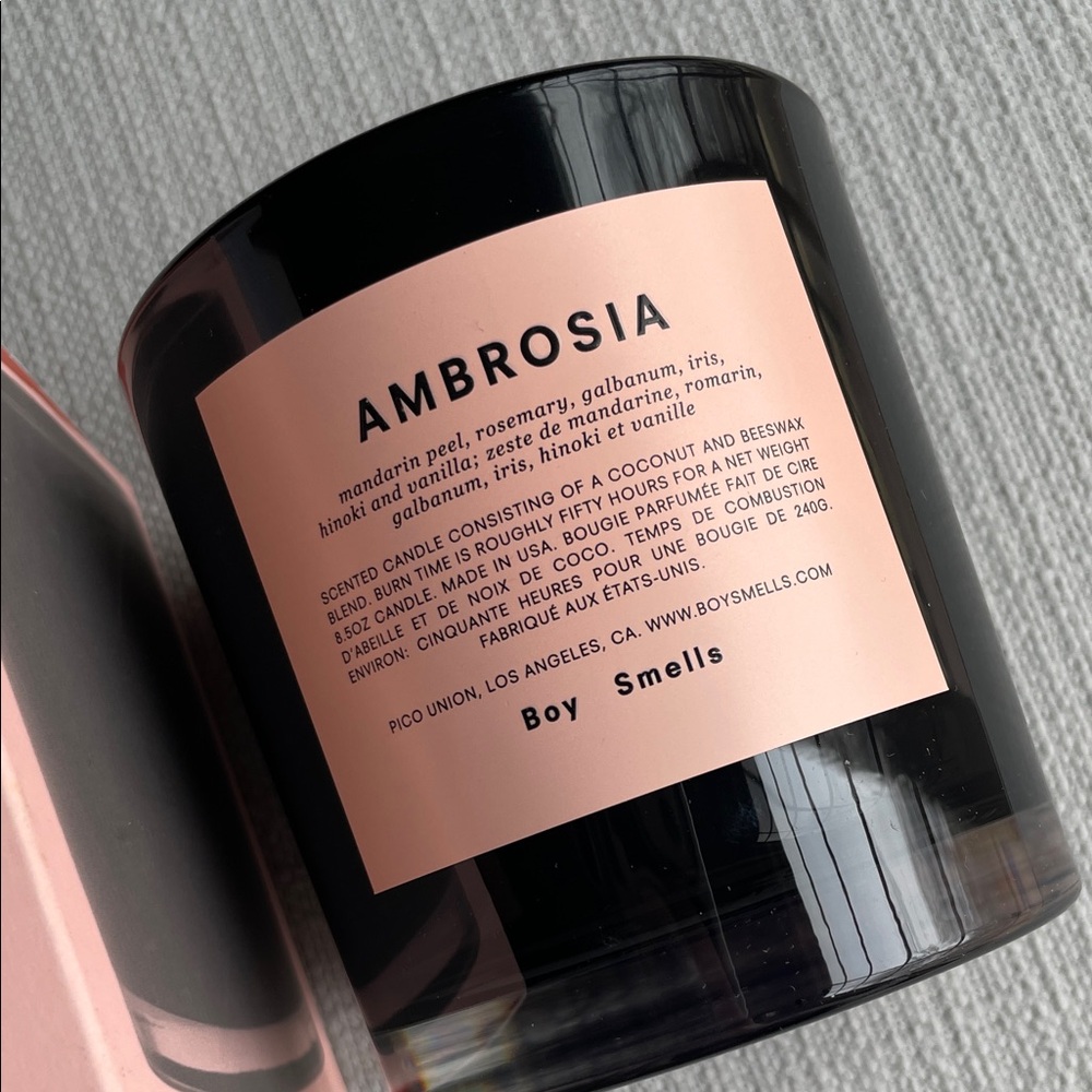 Boy Smells Ambrosia Candle – OG Standard Size (8.5 oz) Rare Discontinued Scent